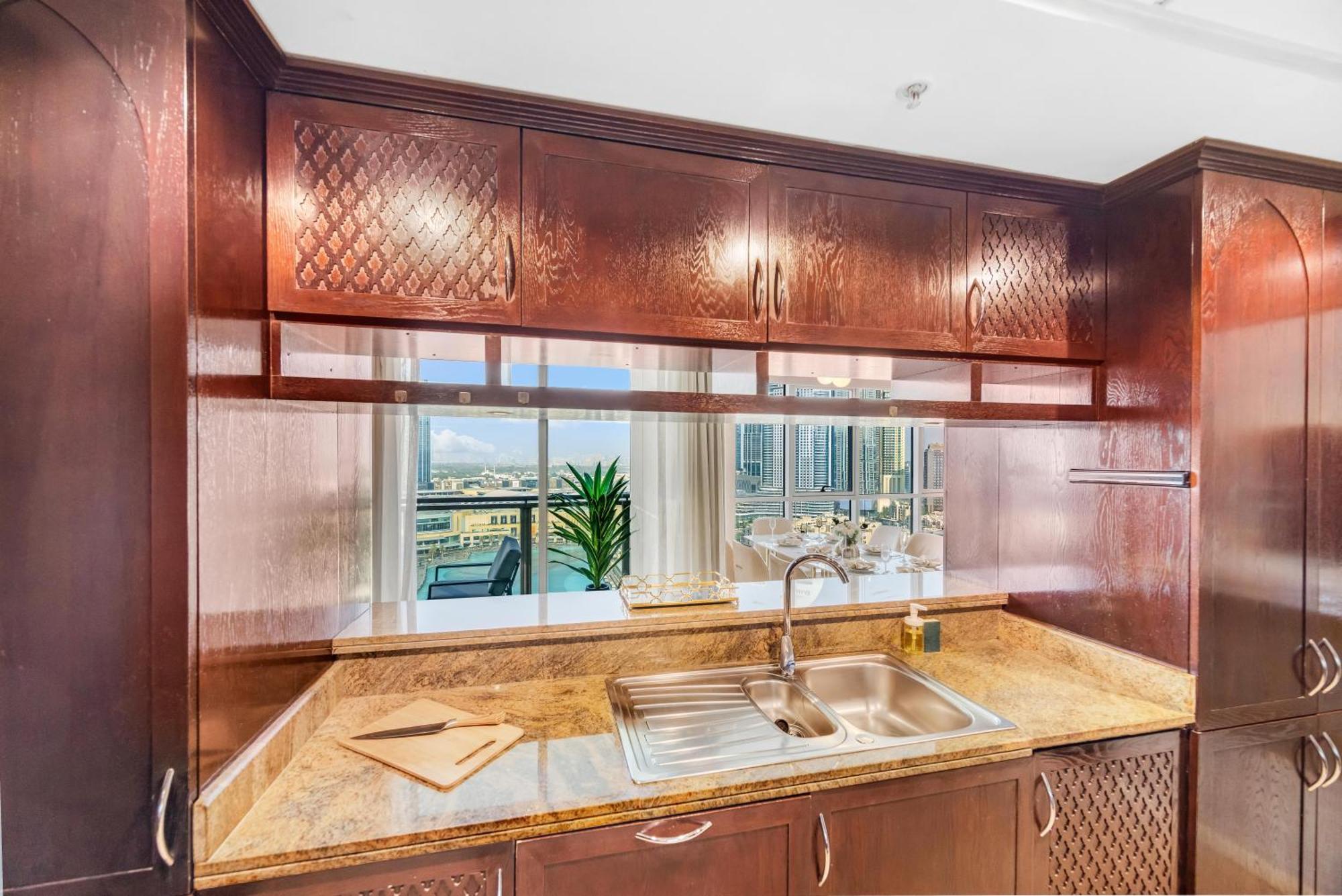 Durrani Homes - Grandiose 5Br Besides Dubai Mall With Burjkhalifa And Fountain View מראה חיצוני תמונה