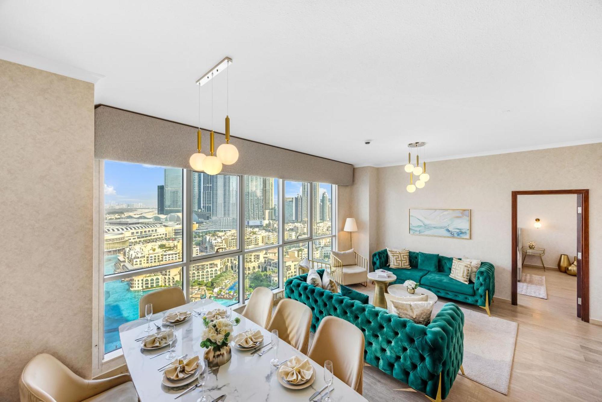 Durrani Homes - Grandiose 5Br Besides Dubai Mall With Burjkhalifa And Fountain View מראה חיצוני תמונה
