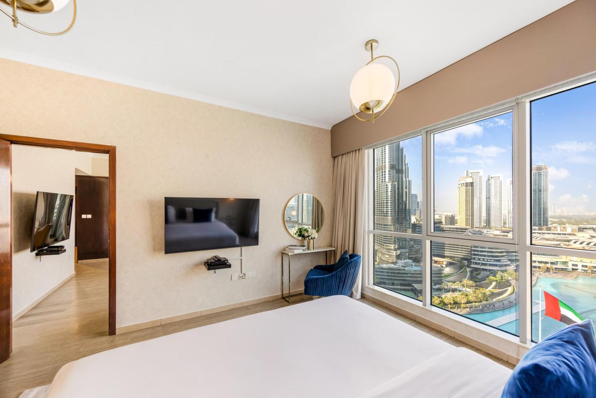 Durrani Homes - Grandiose 5Br Besides Dubai Mall With Burjkhalifa And Fountain View מראה חיצוני תמונה