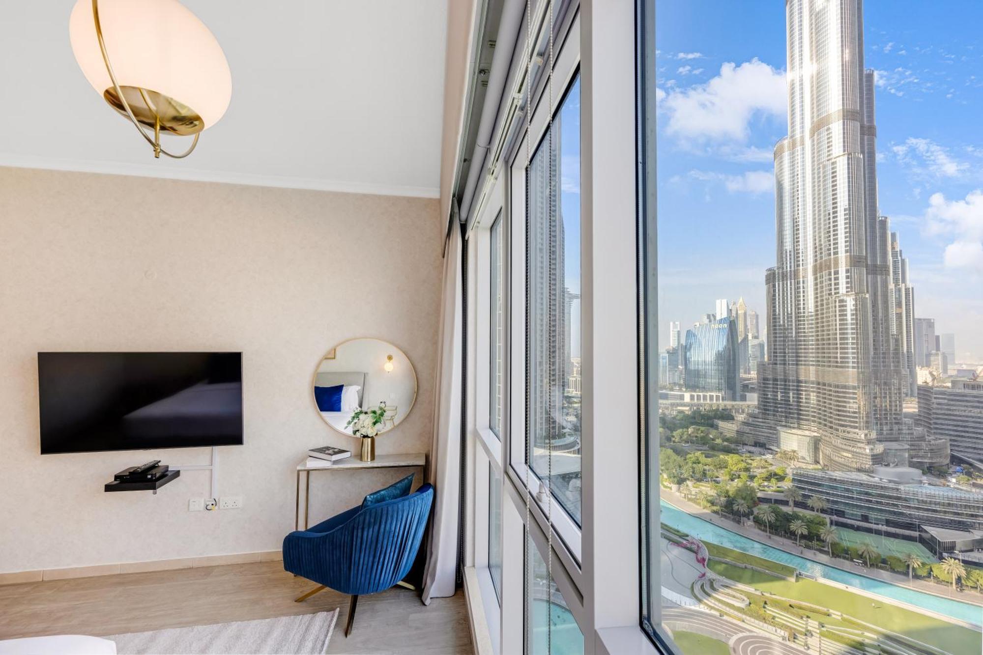 Durrani Homes - Grandiose 5Br Besides Dubai Mall With Burjkhalifa And Fountain View מראה חיצוני תמונה