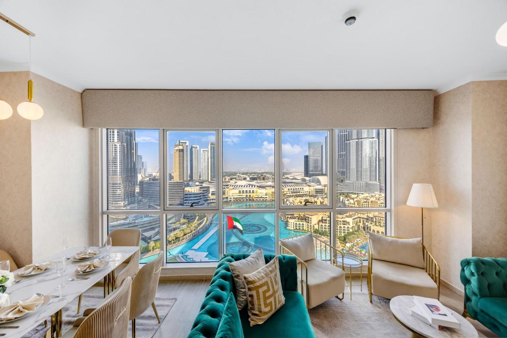 Durrani Homes - Grandiose 5Br Besides Dubai Mall With Burjkhalifa And Fountain View מראה חיצוני תמונה