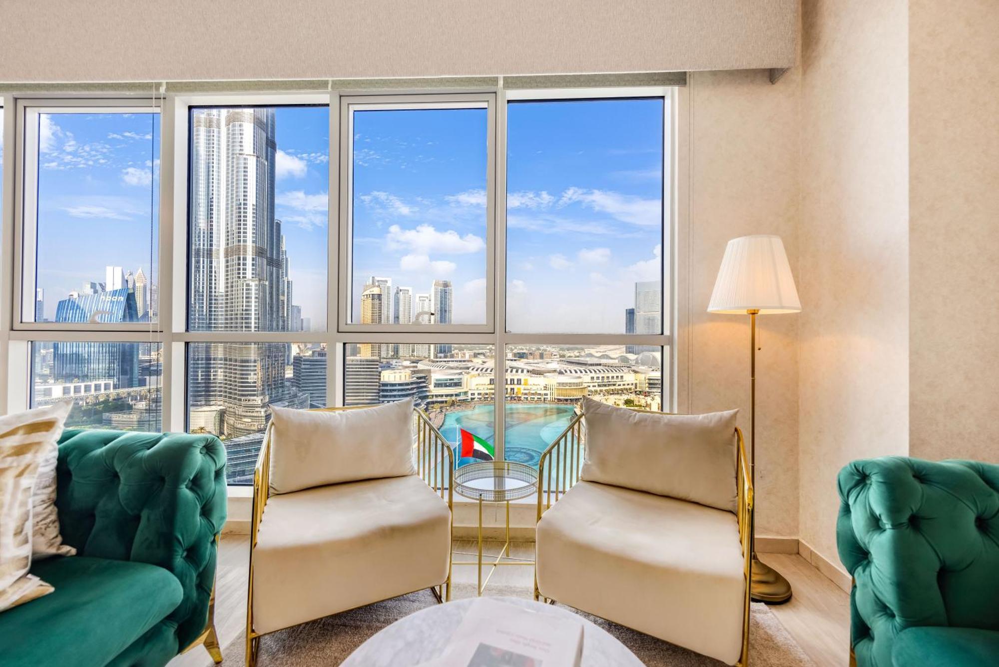 Durrani Homes - Grandiose 5Br Besides Dubai Mall With Burjkhalifa And Fountain View מראה חיצוני תמונה