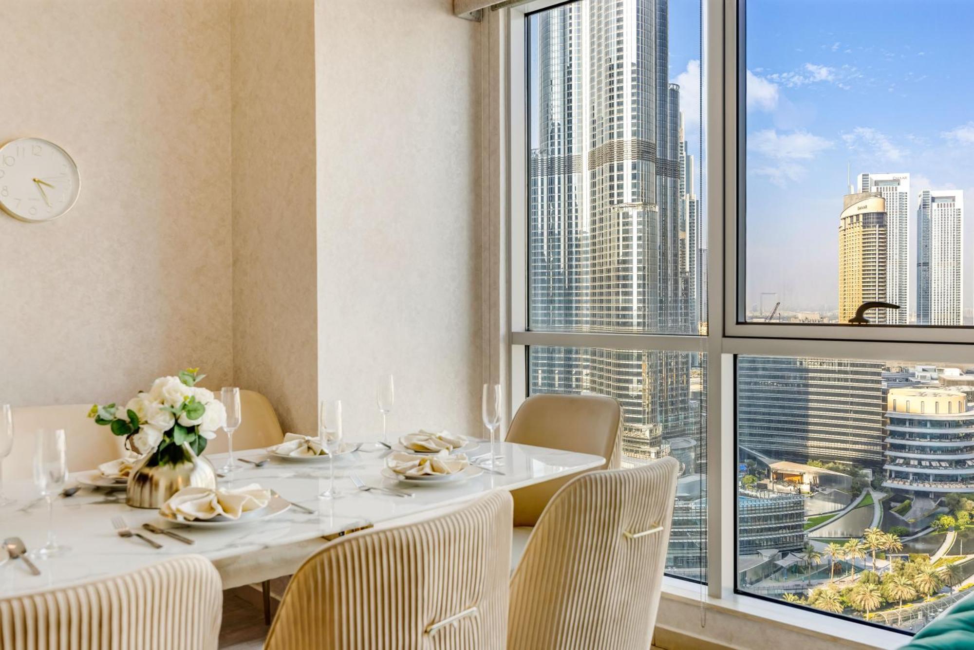 Durrani Homes - Grandiose 5Br Besides Dubai Mall With Burjkhalifa And Fountain View מראה חיצוני תמונה